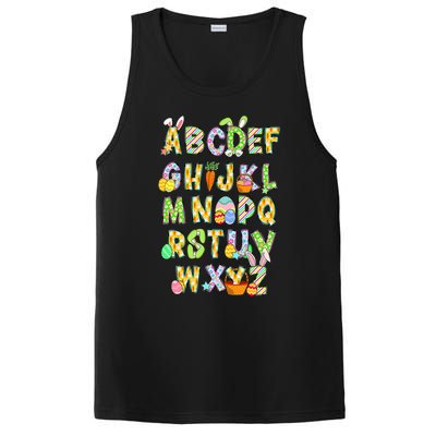 Happy Easter Day Alphabet Abcs Elemeno For Teacher Student PosiCharge Competitor Tank