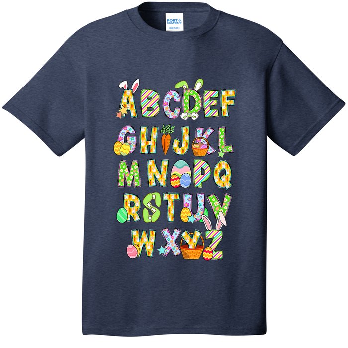 Happy Easter Day Alphabet Abcs Elemeno For Teacher Student T-Shirt