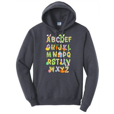 Happy Easter Day Alphabet Abcs Elemeno For Teacher Student Tall Hoodie