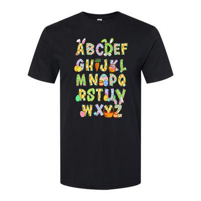 Happy Easter Day Alphabet Abcs Elemeno For Teacher Student Softstyle CVC T-Shirt