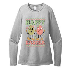 Happy Easter Day Easter Bunny Womens CVC Long Sleeve Shirt