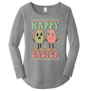 Happy Easter Day Easter Bunny Women's Perfect Tri Tunic Long Sleeve Shirt