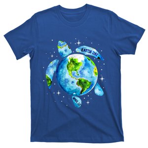 Happy Earth Day Restore Earth Sea Turtle Art Save The Planet Gift T-Shirt