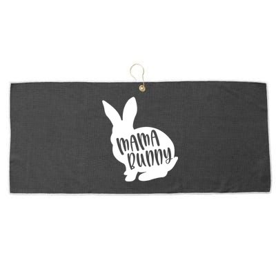 Happy Easter Day Funny Mama Bunny Rabbit Gift Large Microfiber Waffle Golf Towel