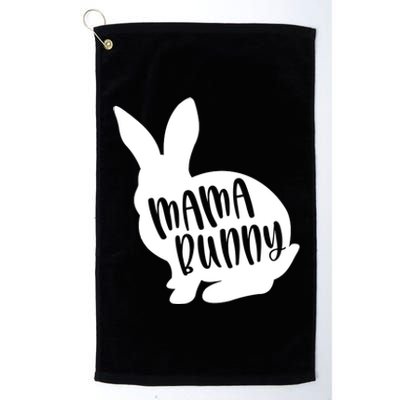 Happy Easter Day Funny Mama Bunny Rabbit Gift Platinum Collection Golf Towel