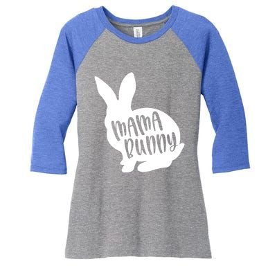 Happy Easter Day Funny Mama Bunny Rabbit Gift Women's Tri-Blend 3/4-Sleeve Raglan Shirt