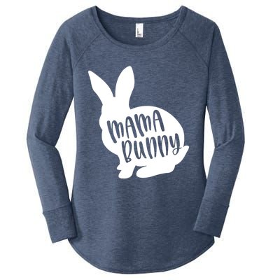 Happy Easter Day Funny Mama Bunny Rabbit Gift Women's Perfect Tri Tunic Long Sleeve Shirt