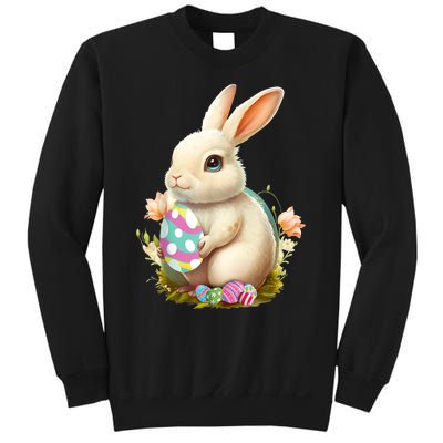 Happy Easter Day Easter Bunny Easter Egg Funny Sweatshirt