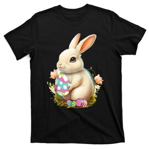 Happy Easter Day Easter Bunny Easter Egg Funny T-Shirt