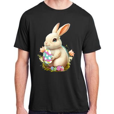 Happy Easter Day Easter Bunny Easter Egg Funny Adult ChromaSoft Performance T-Shirt