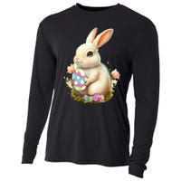 Happy Easter Day Easter Bunny Easter Egg Funny Cooling Performance Long Sleeve Crew