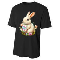 Happy Easter Day Easter Bunny Easter Egg Funny Performance Sprint T-Shirt