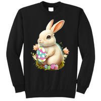 Happy Easter Day Easter Bunny Easter Egg Funny Tall Sweatshirt