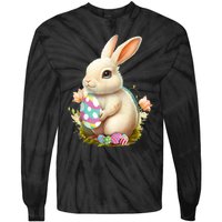 Happy Easter Day Easter Bunny Easter Egg Funny Tie-Dye Long Sleeve Shirt