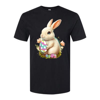 Happy Easter Day Easter Bunny Easter Egg Funny Softstyle CVC T-Shirt