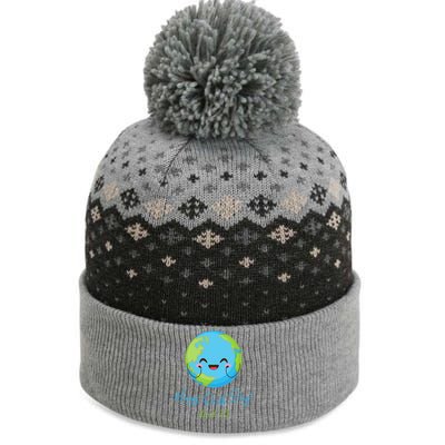 Happy Earth Day April 22 Cute Planet The Baniff Cuffed Pom Beanie