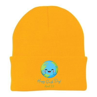 Happy Earth Day April 22 Cute Planet Knit Cap Winter Beanie