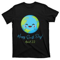 Happy Earth Day April 22 Cute Planet T-Shirt