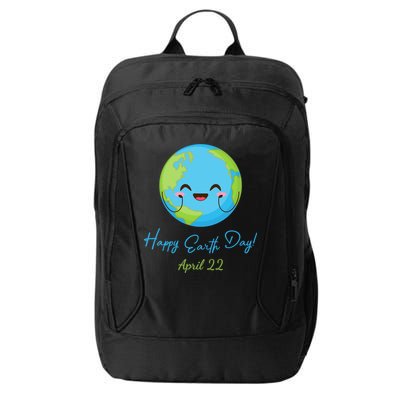 Happy Earth Day April 22 Cute Planet City Backpack