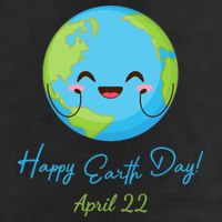 Happy Earth Day April 22 Cute Planet Adult Drive Performance Visor