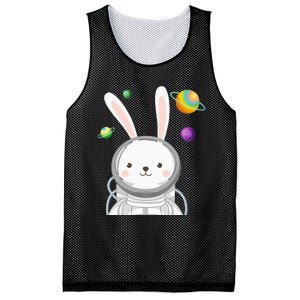 Happy Easter Day Bunny Egg astronaut Space Mesh Reversible Basketball Jersey Tank