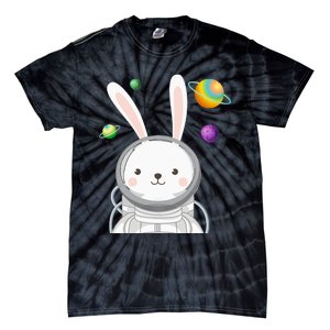 Happy Easter Day Bunny Egg astronaut Space Tie-Dye T-Shirt