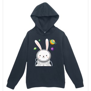 Happy Easter Day Bunny Egg astronaut Space Urban Pullover Hoodie