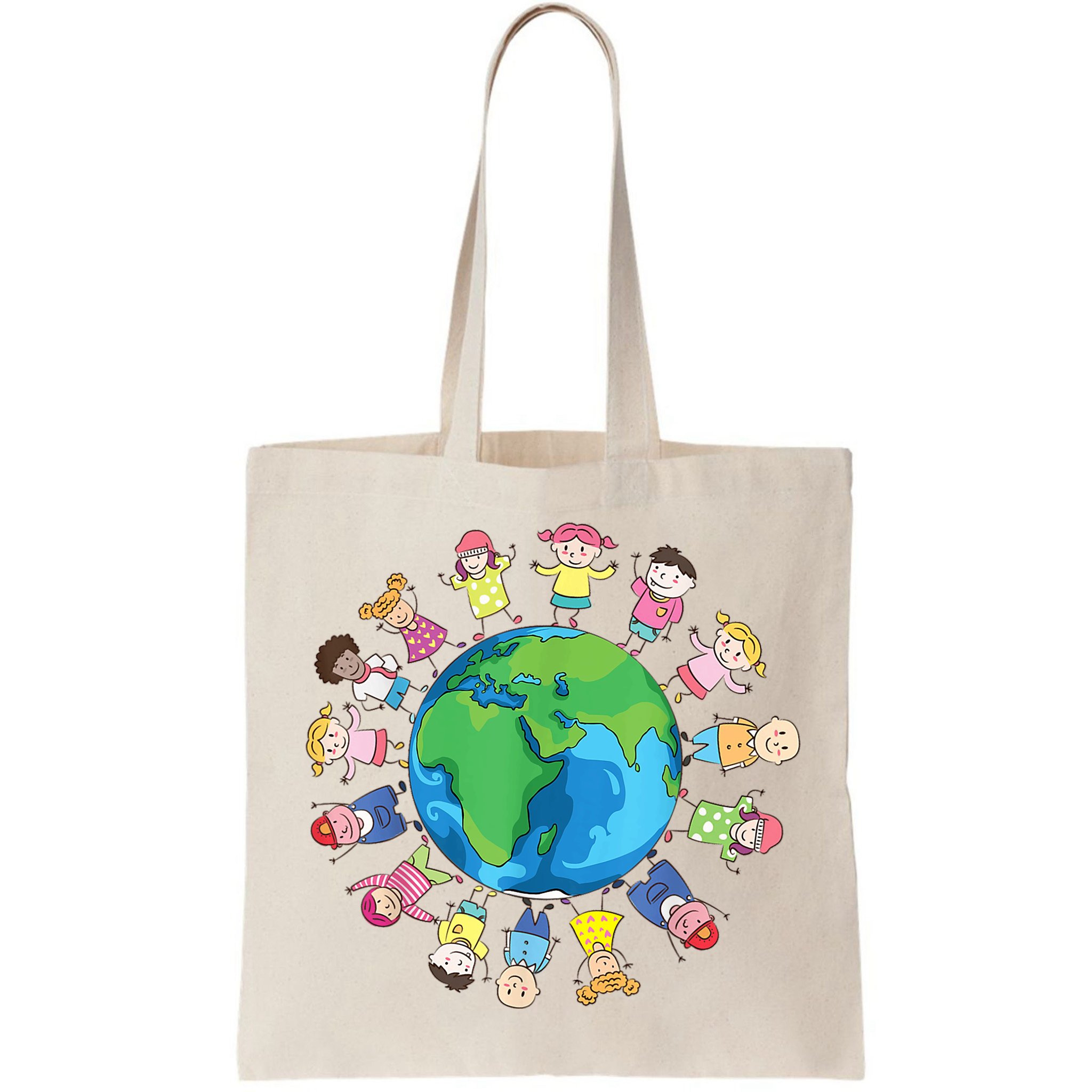 Happy Earth Day Children Around The World Bag