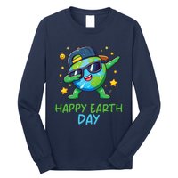 Happy Earth Day 2024 Funny Earth Day Dab Long Sleeve Shirt