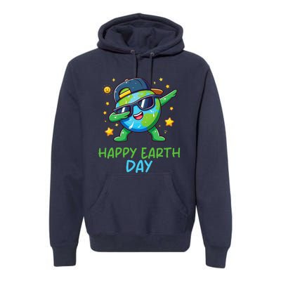 Happy Earth Day 2024 Funny Earth Day Dab Premium Hoodie