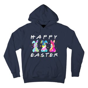 Happy Easter Day Cute Bunny Funny Rabbit Tie Dye Wo Girl Hoodie