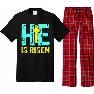 Happy Easter Day He Is Risen Christian Easter Pajama Set