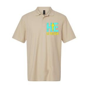 Happy Easter Day He Is Risen Christian Easter Softstyle Adult Sport Polo