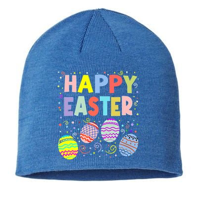 Happy Easter Day Bunny Egg Hunting Spring Christian Holiday Gift Sustainable Beanie