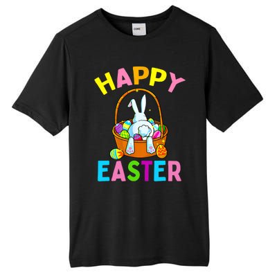 Happy Easter Day Bunny Hunting Chocolate Eggs Egg Hunt Funny Gift Tall Fusion ChromaSoft Performance T-Shirt