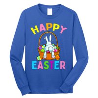 Happy Easter Day Bunny Hunting Chocolate Eggs Egg Hunt Funny Gift Long Sleeve Shirt