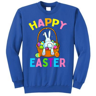 Happy Easter Day Bunny Hunting Chocolate Eggs Egg Hunt Funny Gift Sweatshirt