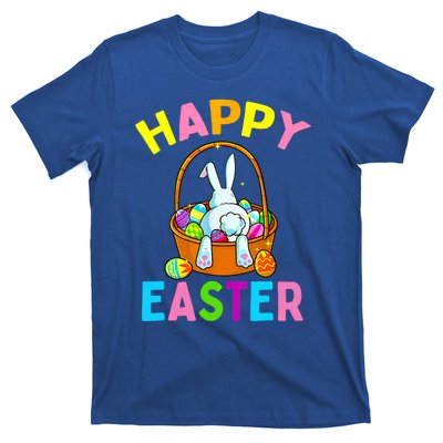 Happy Easter Day Bunny Hunting Chocolate Eggs Egg Hunt Funny Gift T-Shirt