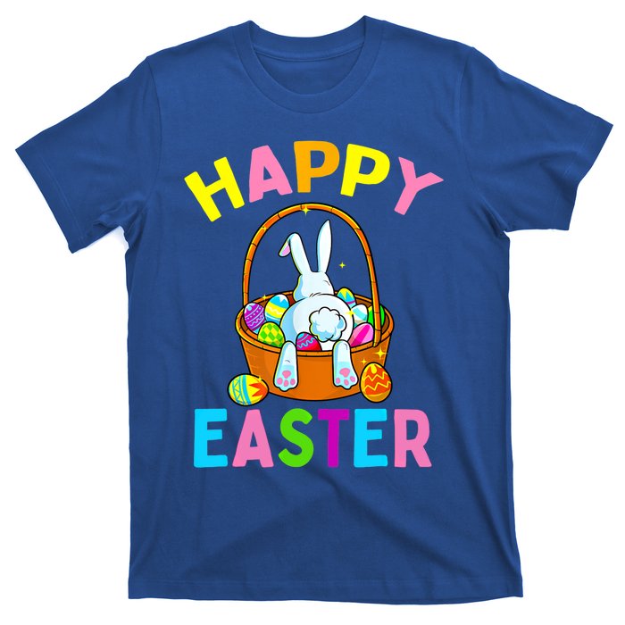 Happy Easter Day Bunny Hunting Chocolate Eggs Egg Hunt Funny Gift T-Shirt