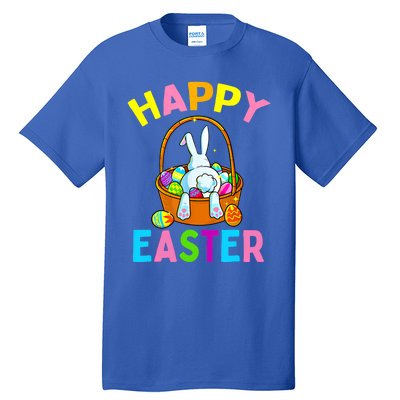 Happy Easter Day Bunny Hunting Chocolate Eggs Egg Hunt Funny Gift Tall T-Shirt