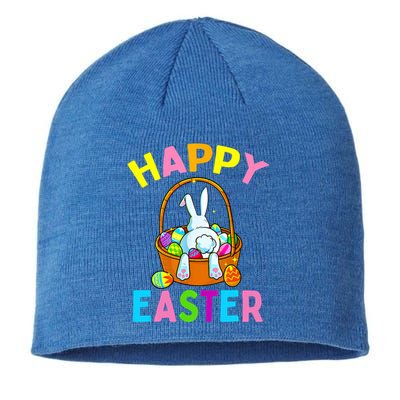 Happy Easter Day Bunny Hunting Chocolate Eggs Egg Hunt Funny Gift Sustainable Beanie