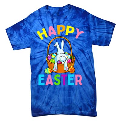 Happy Easter Day Bunny Hunting Chocolate Eggs Egg Hunt Funny Gift Tie-Dye T-Shirt