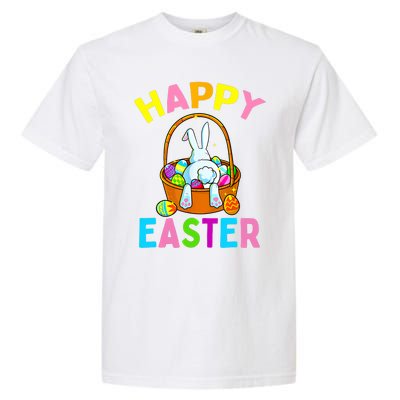 Happy Easter Day Bunny Hunting Chocolate Eggs Egg Hunt Funny Gift Garment-Dyed Heavyweight T-Shirt