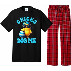 Happy Easter Day Cute Chicken Egg Hunt Chicks Dig Me Pajama Set