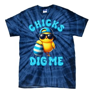 Happy Easter Day Cute Chicken Egg Hunt Chicks Dig Me Tie-Dye T-Shirt