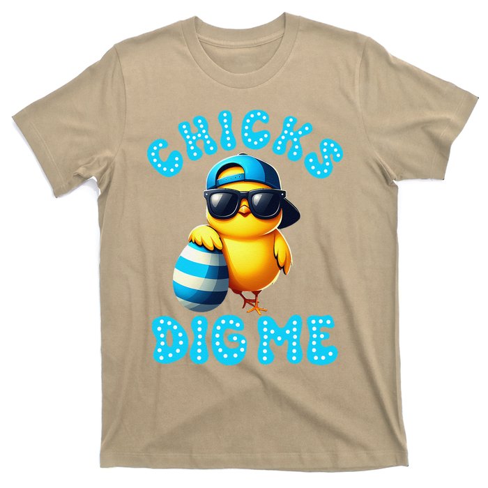 Happy Easter Day Cute Chicken Egg Hunt Chicks Dig Me T-Shirt