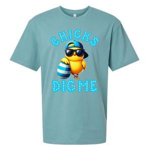 Happy Easter Day Cute Chicken Egg Hunt Chicks Dig Me Sueded Cloud Jersey T-Shirt