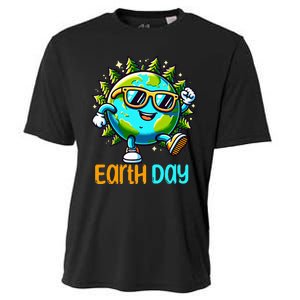 Happy Earth Day 2024 Funny Earth Day Cooling Performance Crew T-Shirt