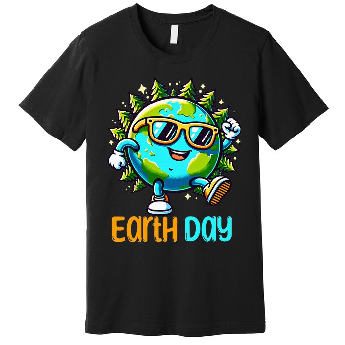 Happy Earth Day 2024 Funny Earth Day Premium T-Shirt