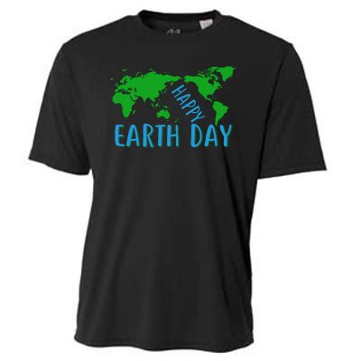 Happy Earth Day Cooling Performance Crew T-Shirt